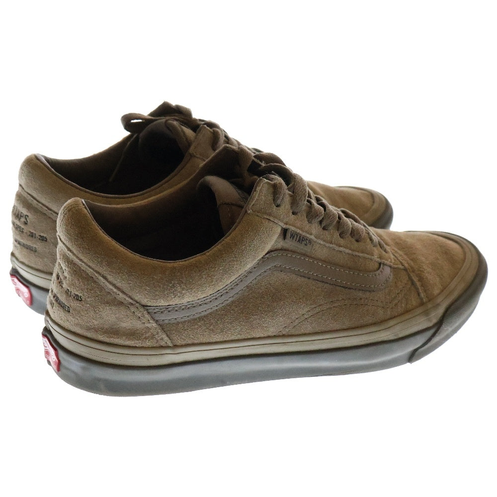 WTAPS(ダブルタップス) 22AW ×VANS VAULT OG OLD SKOOL LX バンズ ボルト オールドスクール ローカットスニーカー ブラウン/カーキ US9.5/27.5cm VN0A4P3XBMD