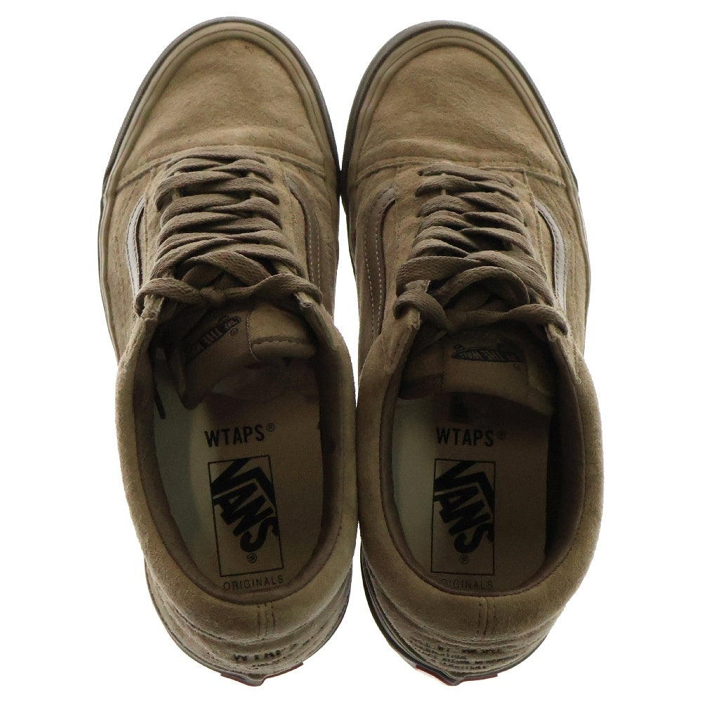 WTAPS(ダブルタップス) 22AW ×VANS VAULT OG OLD SKOOL LX バンズ ボルト オールドスクール ローカットスニーカー ブラウン/カーキ US9.5/27.5cm VN0A4P3XBMD
