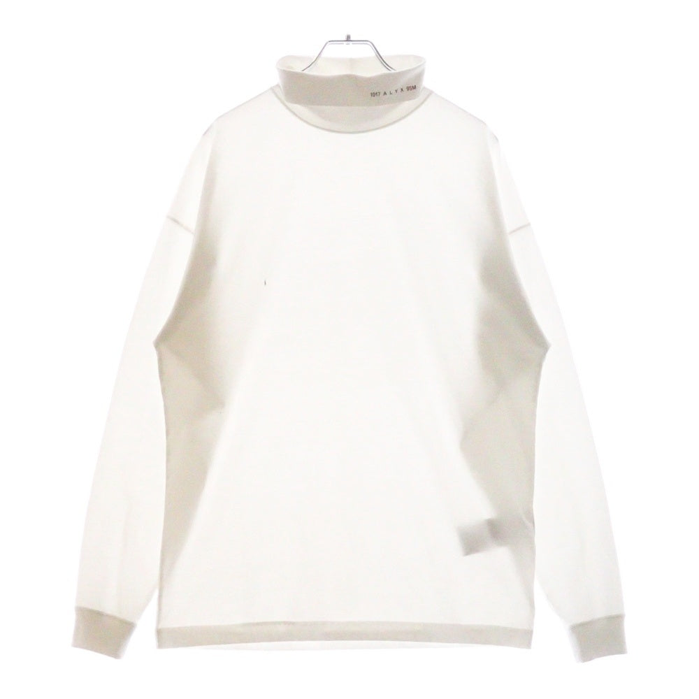 1017 ALYX 9SM(アリクス) タートルネックカットソー 長袖Tシャツ ホワイト