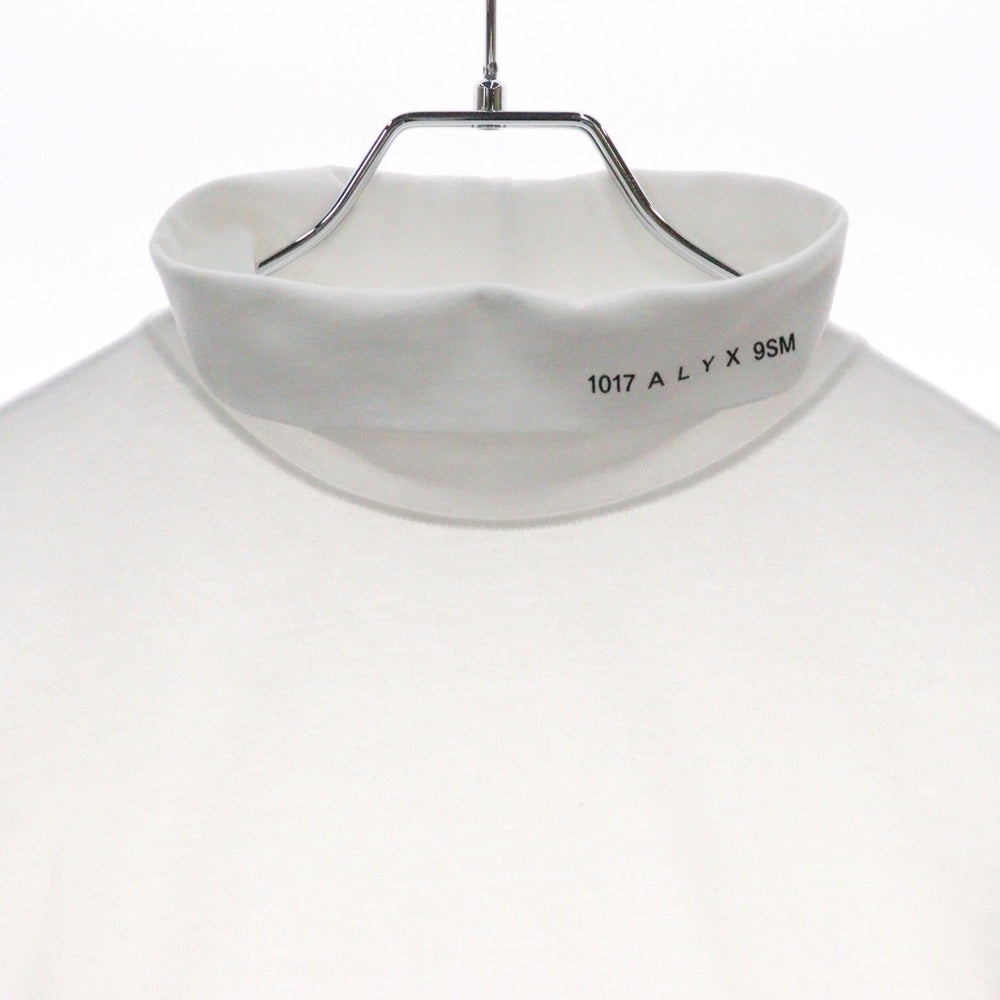 1017 ALYX 9SM(アリクス) タートルネックカットソー 長袖Tシャツ ホワイト