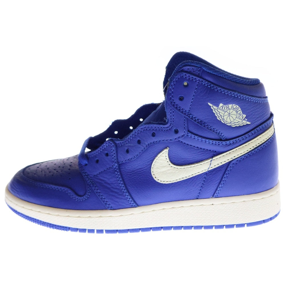 NIKE(ナイキ) AIR JORDAN 1 RETRO HIGH HYPER ROYAL GS エアジョーダン 1 レトロ ハイカットスニーカー ハイパー ロイヤル レディース US5Y/23.5cm 575441-401