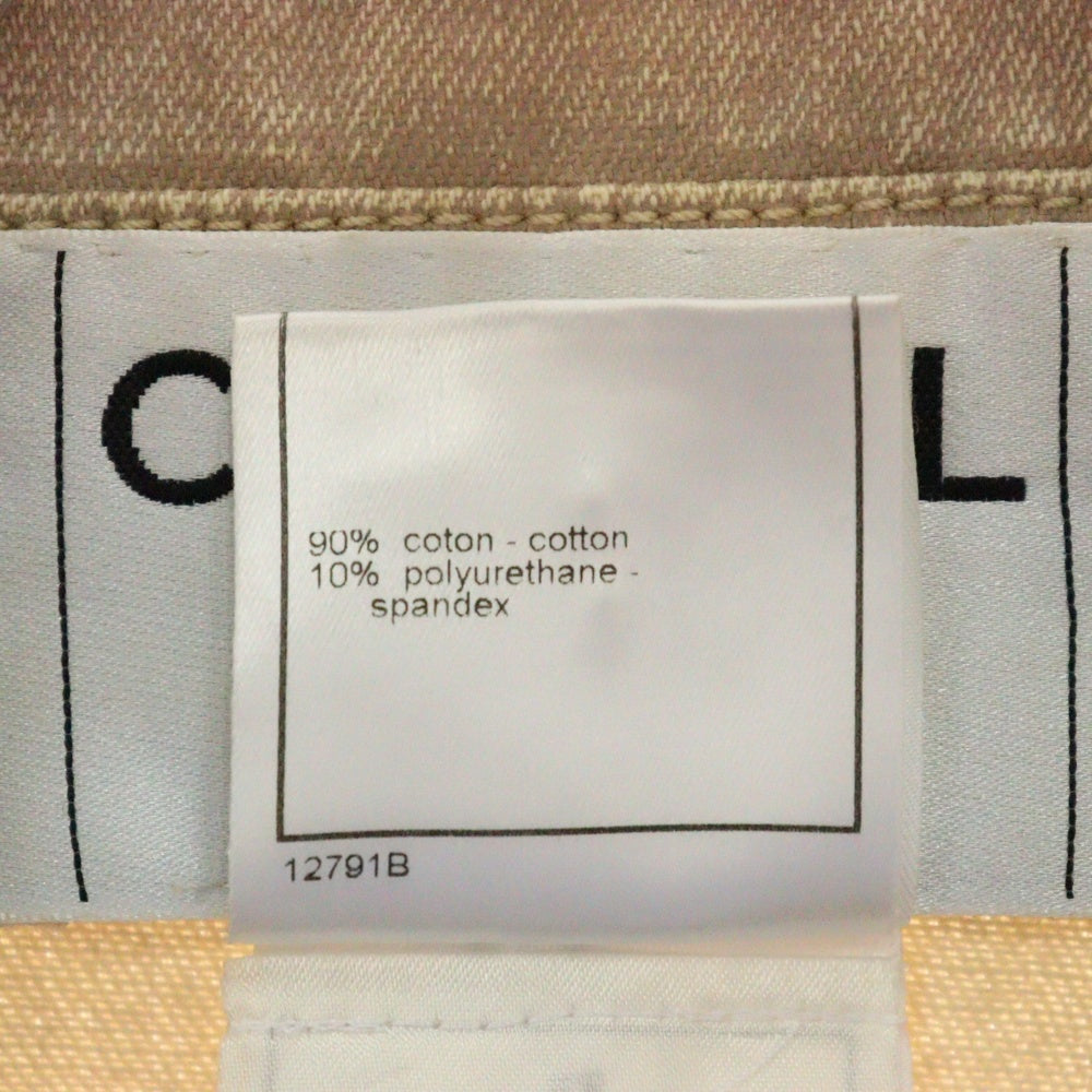 CHANEL(シャネル) 02SS ココマークボタン コットン テーラードジャケット ブラウン