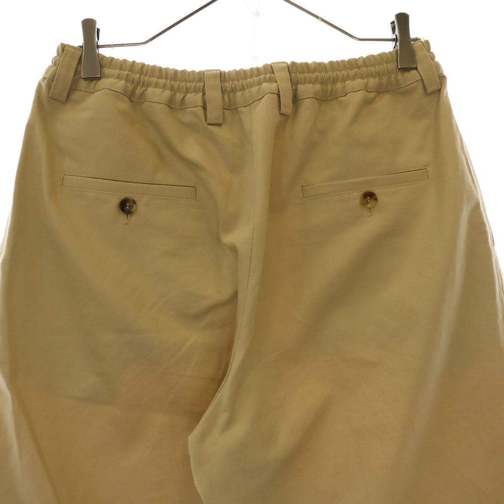 MARNI(マルニ) 22SS ドローコード付 ボタンフライ コットン スラックス パンツ ベージュ PUMU0017A