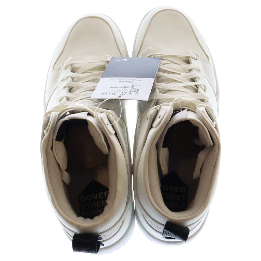 NIKE(ナイキ) ×DOVER STREET MARKET DUNK HIGH ドーバーストリートマーケット ダンク ハイカットスニーカー ホワイト US9.5/27.5cm 718766-101