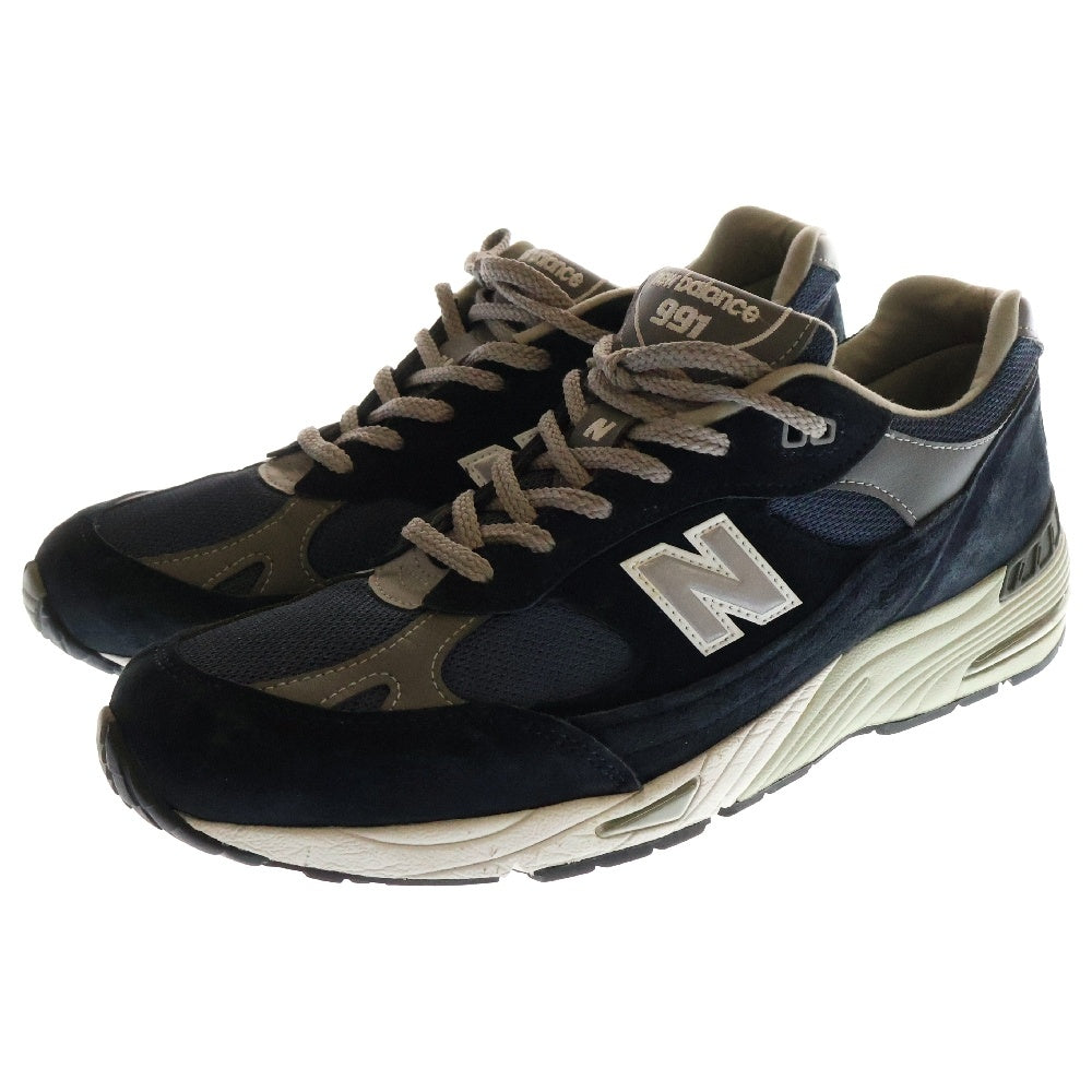 New Balance(ニューバランス) M991NV スエード ローカットスニーカー ネイビー US10/28cm