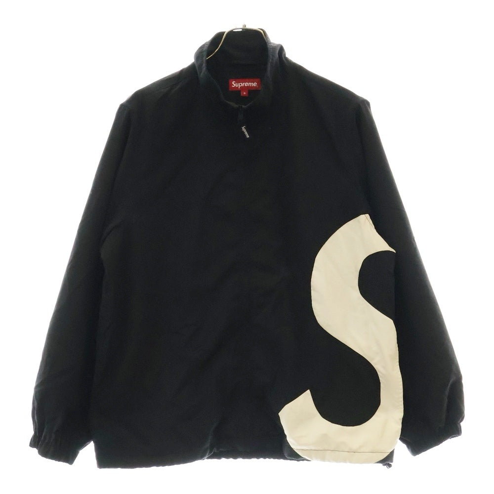 SUPREME(シュプリーム) 19SS S Logo Track Jacket Sロゴ トラック ジップアップ ナイロンジャケット ブラック/ホワイト