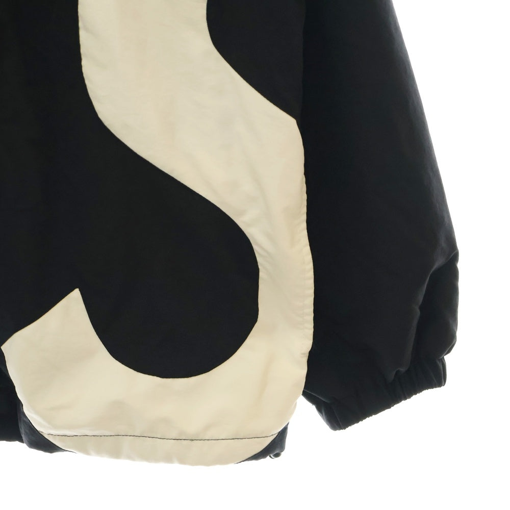 SUPREME(シュプリーム) 19SS S Logo Track Jacket Sロゴ トラック ジップアップ ナイロンジャケット ブラック/ホワイト