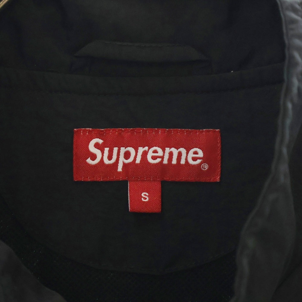 SUPREME(シュプリーム) 19SS S Logo Track Jacket Sロゴ トラック ジップアップ ナイロンジャケット ブラック/ホワイト