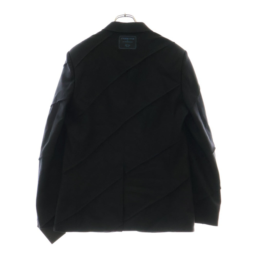 UNDERCOVER(アンダーカバー) 24AW カットオフ切替 ウールテーラードジャケット ブラック UP2D4102