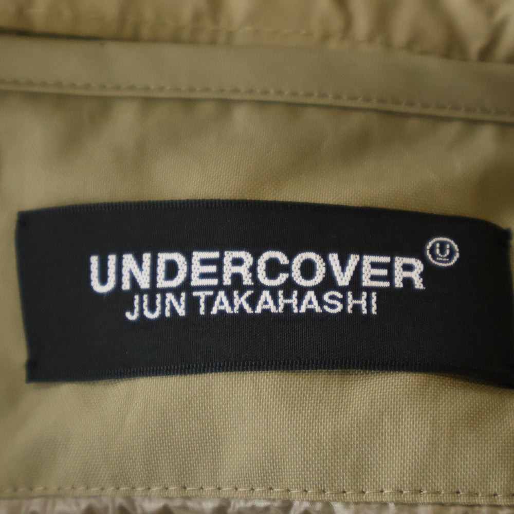 UNDERCOVER(アンダーカバー) 24AW TWIN PEAKS QUILTING LINER HOODED MODS COAT ツインピークス キルティングライナー付 フーデッドモッズコート ベージュ UC2D4301
