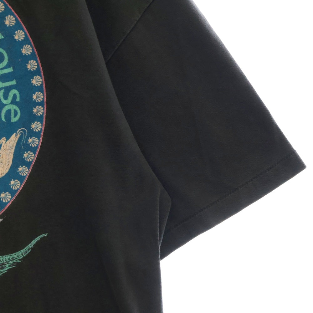 VINTAGE(ヴィンテージ) 90S ヴィンテージ USA製 フロントグラフィックプリント クルーネック 半袖Tシャツ ブラック