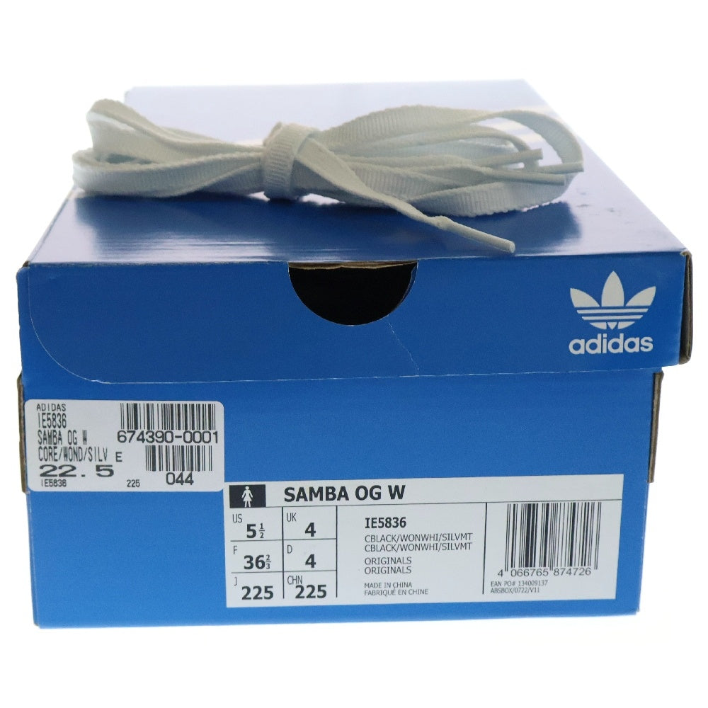 adidas(アディダス) SAMBA OG W サンバ ウィメンズ ローカットスニーカーブラック/アイボリー レディース US5.5/22.5cm IE5836