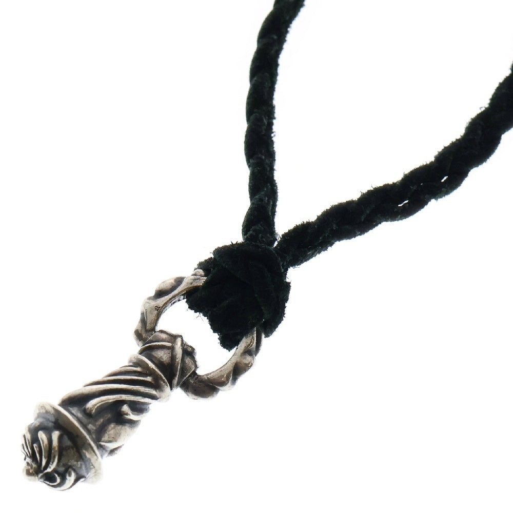 CHROME HEARTS(クロムハーツ) CAMPANA カンパナ スモール レザーブレイド ペンダント ネックレス シルバー
