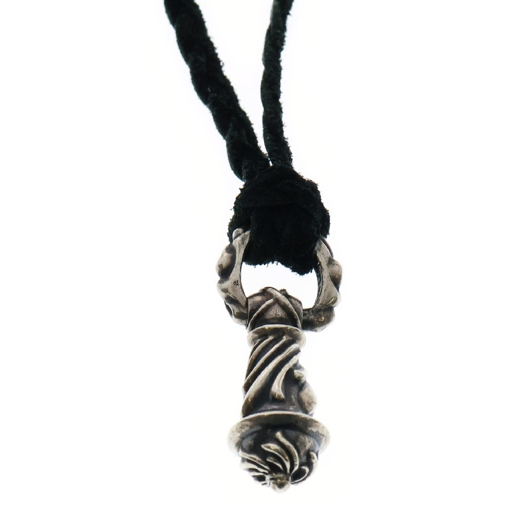 CHROME HEARTS(クロムハーツ) CAMPANA カンパナ スモール レザーブレイド ペンダント ネックレス シルバー