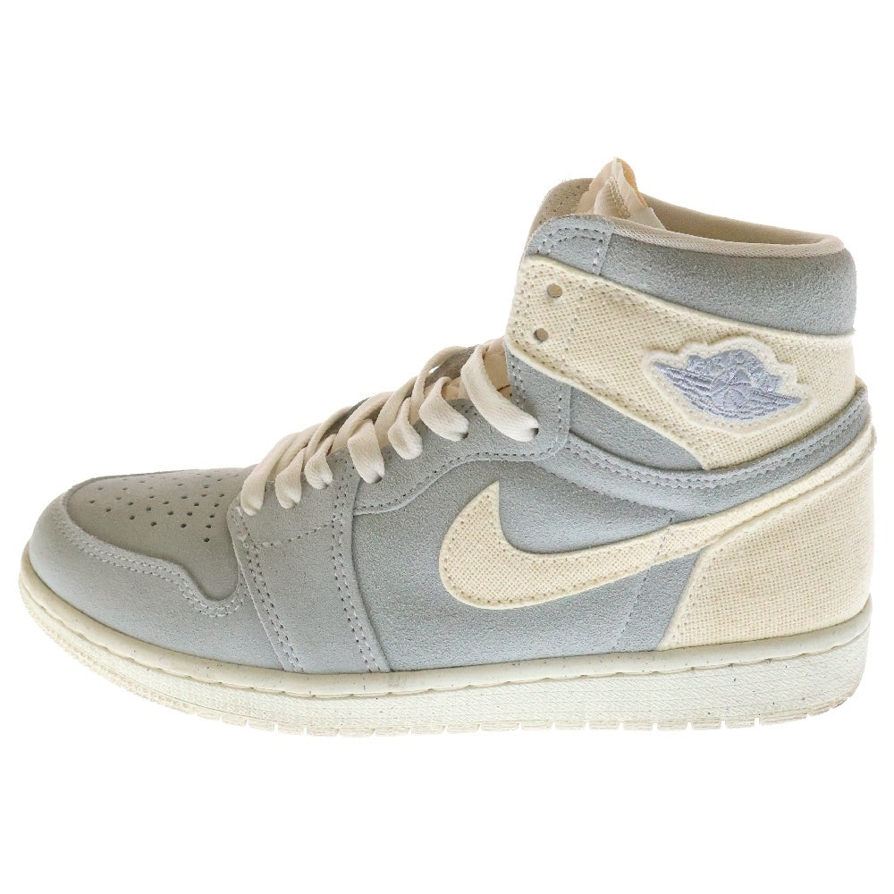 NIKE(ナイキ) AIR JORDAN 1 HIGH Craft Ivory エアジョーダン クラフト アイボリー ハイカットスニーカー US8/26cm FD8636-011