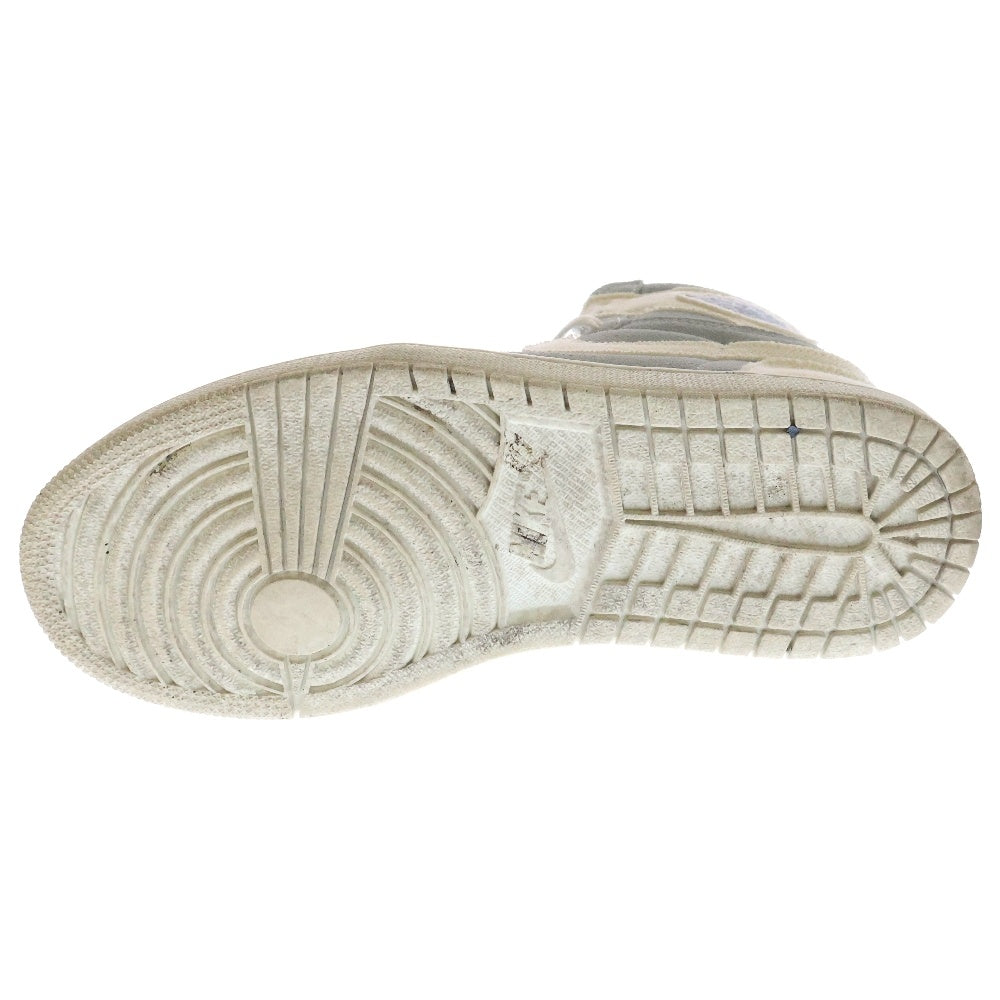 NIKE(ナイキ) AIR JORDAN 1 HIGH Craft Ivory エアジョーダン クラフト アイボリー ハイカットスニーカー US8/26cm FD8636-011