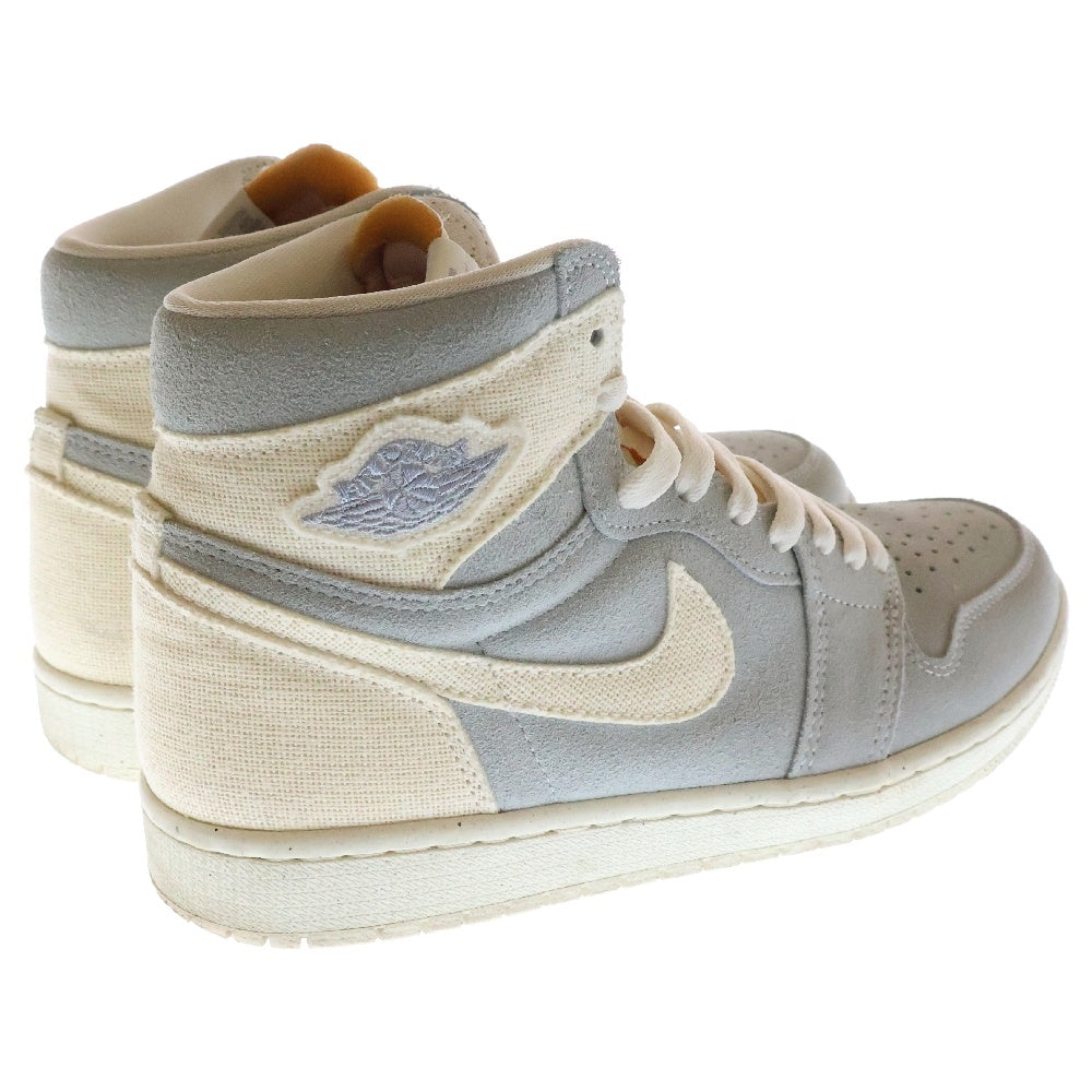 NIKE(ナイキ) AIR JORDAN 1 HIGH Craft Ivory エアジョーダン クラフト アイボリー ハイカットスニーカー US8/26cm FD8636-011