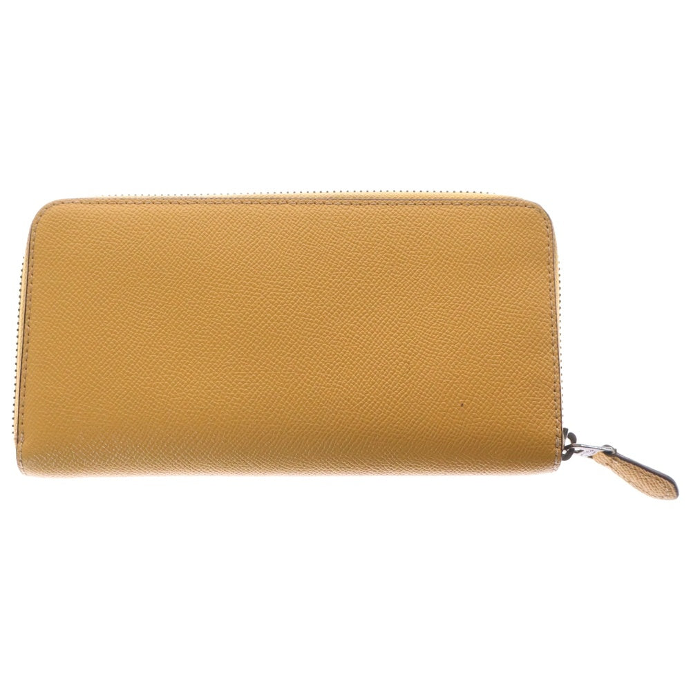 COACH(コーチ) ラウンドジップ レザー ロングウォレット 長財布 イエロー 54007 B2030