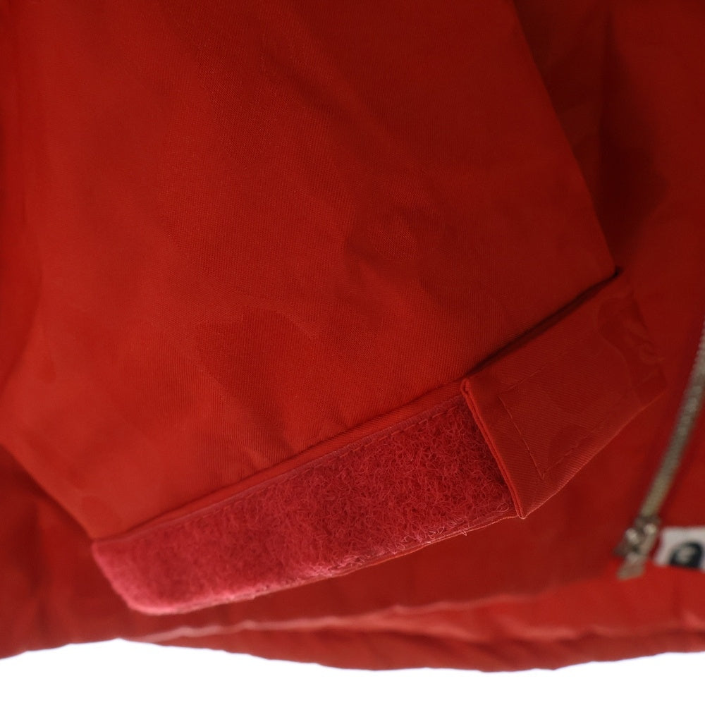 A BATHING APE(アベイシングエイプ) 00S GORE DRYLOFT ゴアドライロフト カモ柄 ジップアップ フーデッドダウンジャケット レッド