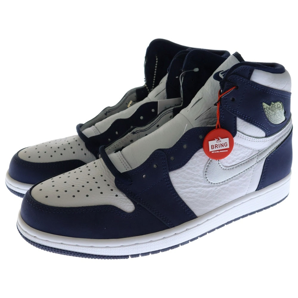 NIKE(ナイキ) AIR JORDAN 1 RETRO HIGH OG CO JP エアジョーダン 1 コンセプトジャパン ネイビー/ホワイト ブリーフケース付き ハイカットスニーカー US10/28cm DB5877-100
