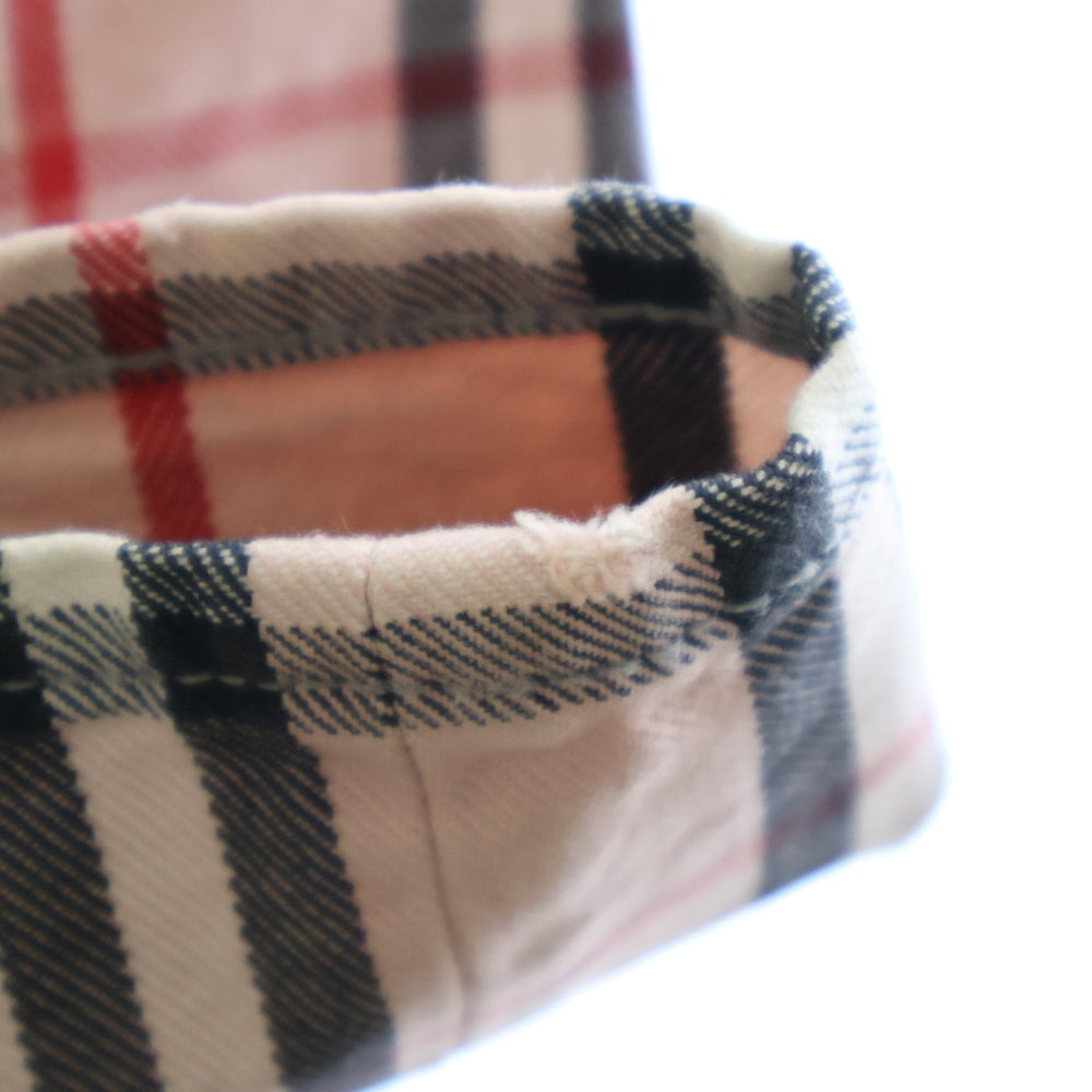 SUPREME(シュプリーム) 22SS ×Burberry Regular Jean ×バーバリー レギュラージーンズ チェック柄 デニムパンツ ピンク