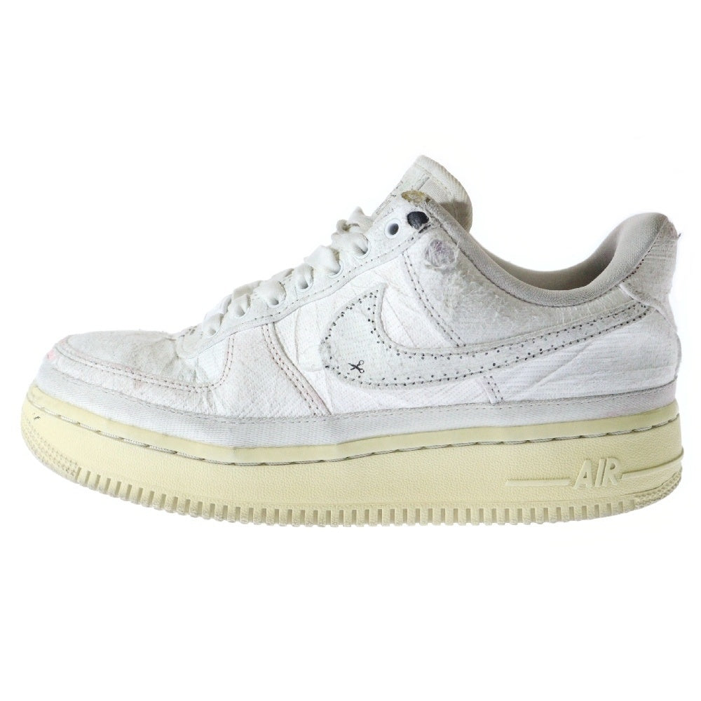 NIKE(ナイキ) WMNS AIR FORCE 1 07 LX TEAR HERE ウィメンズ エアフォース1 ティアヒア ローカットスニーカー ホワイト US6/23.0cm CJ1650-100