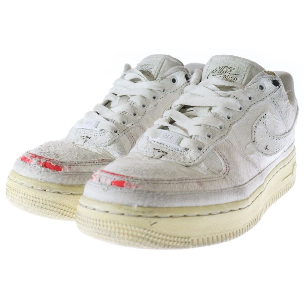 NIKE(ナイキ) WMNS AIR FORCE 1 07 LX TEAR HERE ウィメンズ エアフォース1 ティアヒア ローカットスニーカー ホワイト US6/23.0cm CJ1650-100