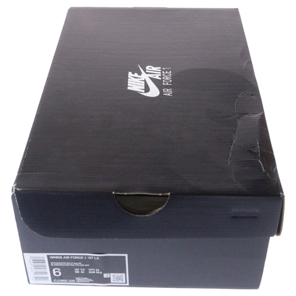 NIKE(ナイキ) WMNS AIR FORCE 1 07 LX TEAR HERE ウィメンズ エアフォース1 ティアヒア ローカットスニーカー ホワイト US6/23.0cm CJ1650-100