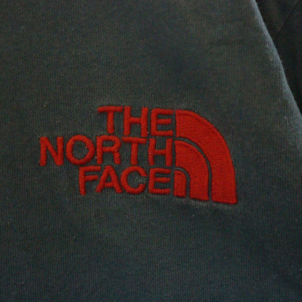 THE NORTH FACE(ザノースフェイス) 22SS × Kaws L/S Tee カウズ ロゴエンブロイダリー クルーネック長袖Tシャツ カットソー ブルー