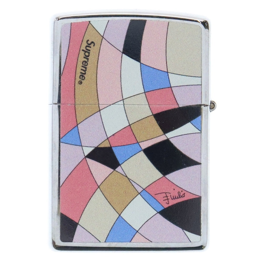SUPREME(シュプリーム) 21SS x Emilio Pucci Zippo Dusty Pink エミリオプッチ ジッポ ライター マルチカラー