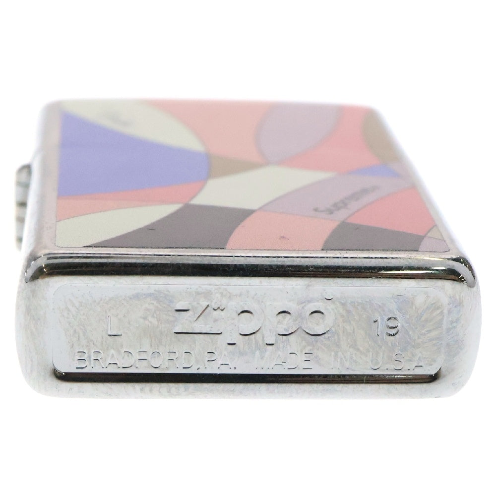 SUPREME(シュプリーム) 21SS x Emilio Pucci Zippo Dusty Pink エミリオプッチ ジッポ ライター マルチカラー
