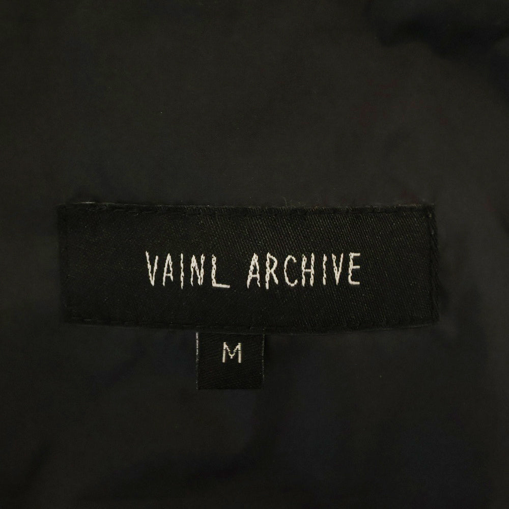 VAINL ARCHIVE(バイナルアーカイブ) ドローコード フロントスナップ コーチジャケット レッド 2218003