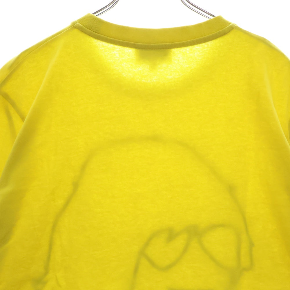 KENZO(ケンゾー) Takada Tribute タカダ トリビュート フロント刺繍 クルーネック 半袖Tシャツ カットソー イエロー FC52TS6664SB