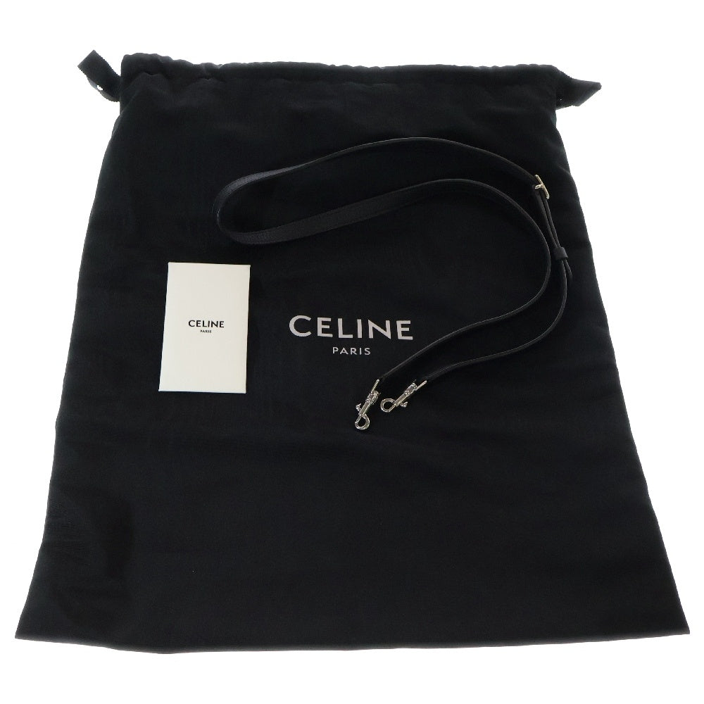 CELINE(セリーヌ) Big Bag Nano Bucket ビッグバッグ ナノバケット レザー 2Way ショルダーハンドバッグ ブラック レディース 187243A4U