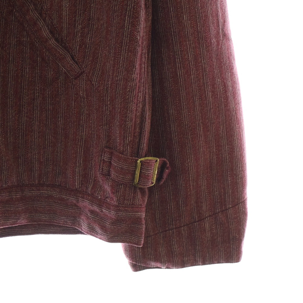 TENDERLOIN(テンダーロイン) T-COVERT HOODED ブランケットライナー フーデッド コットン ジップアップジャケット レッド