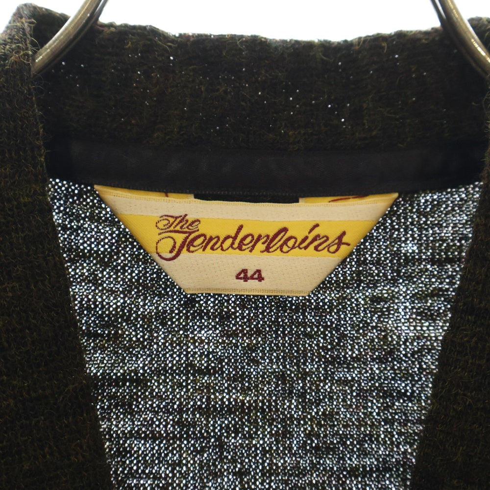 TENDERLOIN(テンダーロイン) T-RANK KNIT CARDIGAN ウールニット カーディガン ブラウン