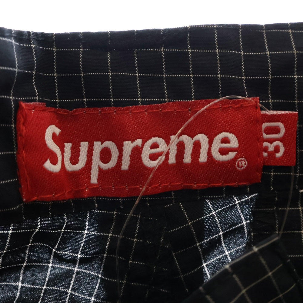 SUPREME(シュプリーム) 21AW Support Unit Nylon Ripstop Pant サポートユニット ナイロン リップストップパンツ ブラック/レッド