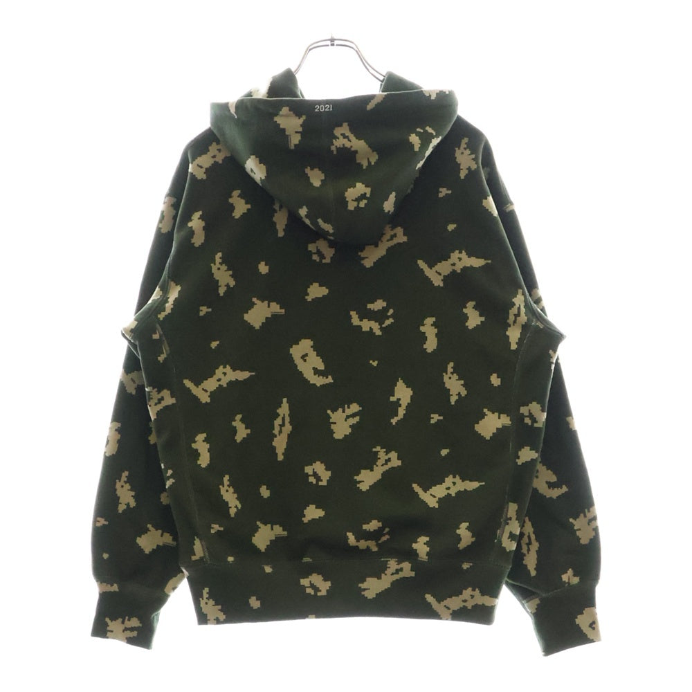 SUPREME(シュプリーム) 21AW Box Logo Hooded Sweatshirt Olive Russian Camo ボックスロゴ ロシアンカモ プルオーバースウェットパーカー フーディ グリーン