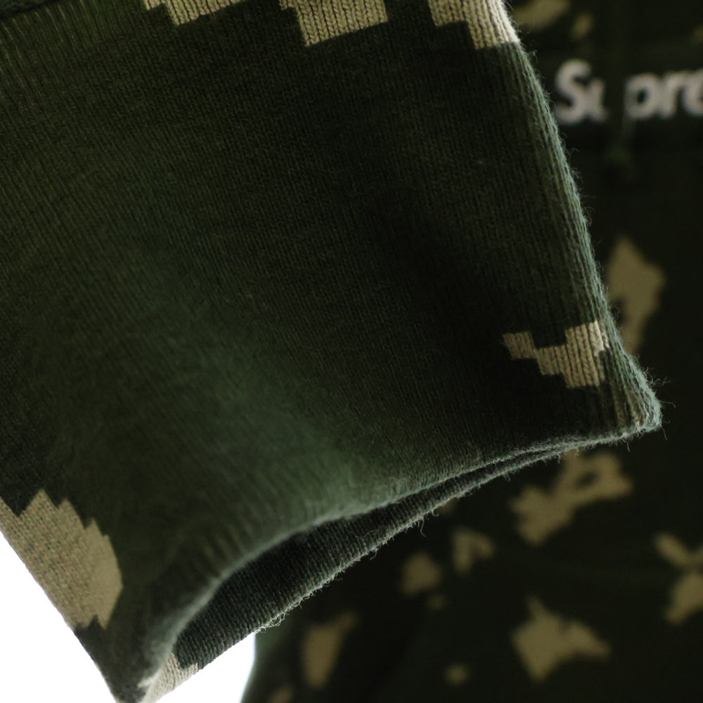 SUPREME(シュプリーム) 21AW Box Logo Hooded Sweatshirt Olive Russian Camo ボックスロゴ ロシアンカモ プルオーバースウェットパーカー フーディ グリーン
