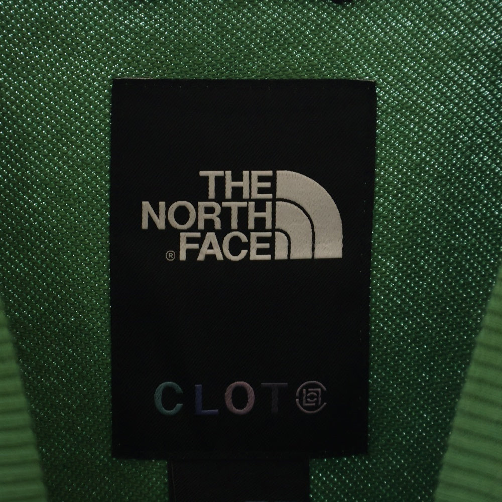 THE NORTH FACE(ザノースフェイス) ×CLOT Graphic Crewneck クロット 両面プリントロゴプリント クルーネック スウェット トレーナー グリーン NF0A873F