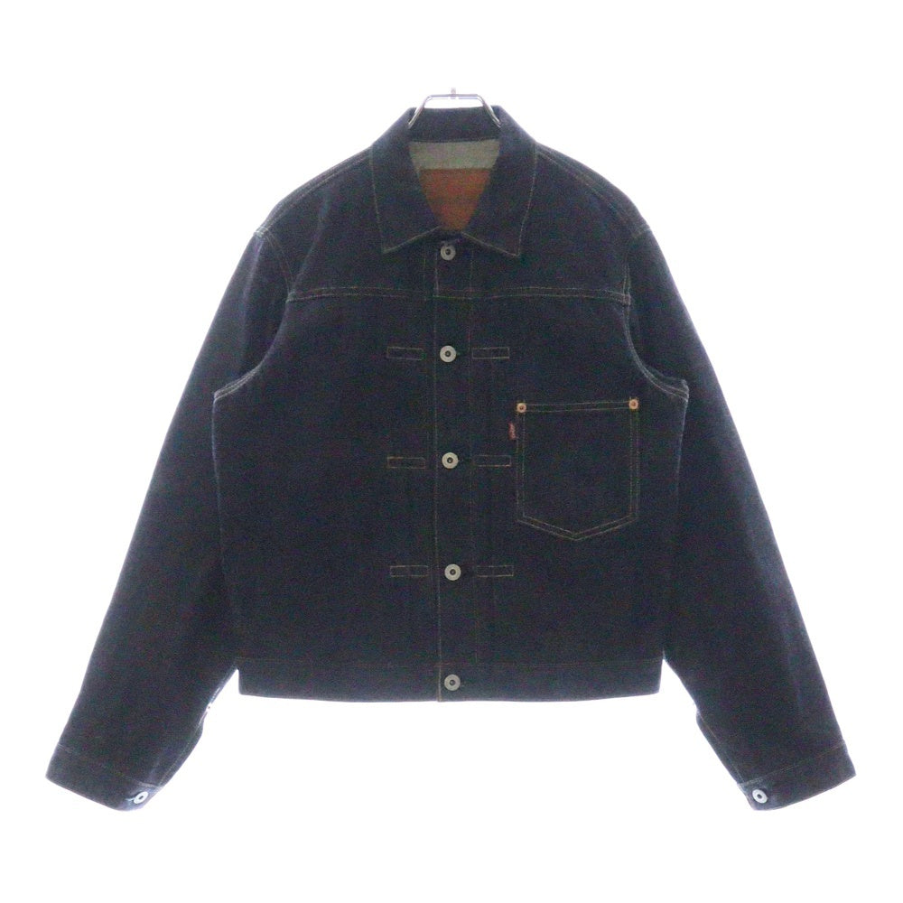 Levi's(リーバイス) 90S VINTAGE 506XX 1st ファースト 大戦モデル 日本製復刻 BIG E ボタン裏J02 濃紺 ヴィンテージデニムジャケット インディゴ 71506-XX