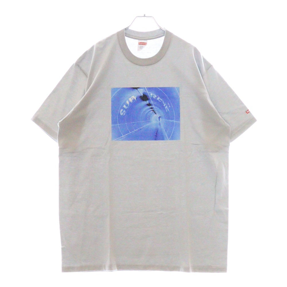 SUPREME(シュプリーム)  24SS Tunnel Tee Cement トンネル プリント半袖Tシャツ カットソー ブルー