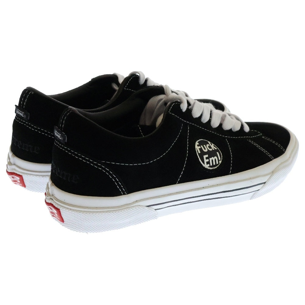 SUPREME(シュプリーム) 24SS ×VANS Sid Fuck Em バンズ スケート シド スエードローカットスニーカー ブラック US9/27cm VN000MQ8CJK