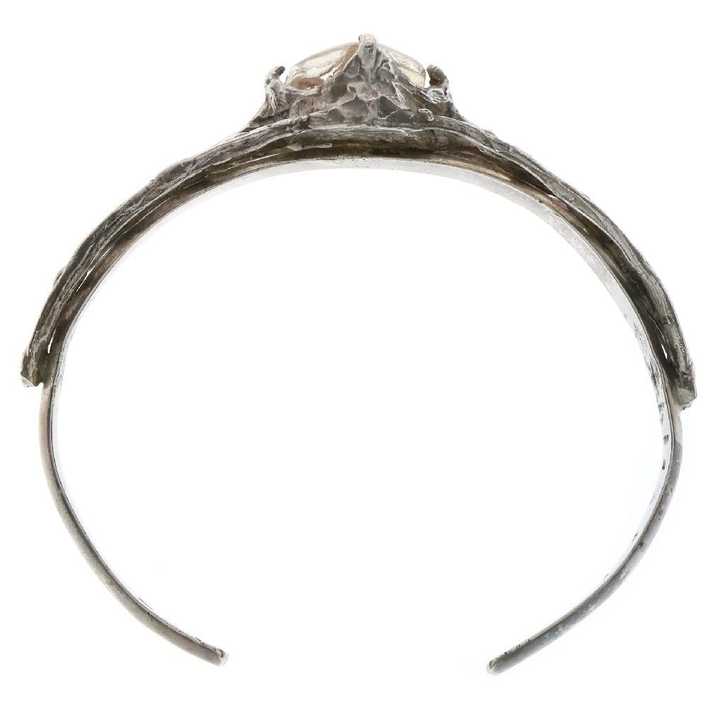 MFM(エムエフエム) DIA BANGLE ダイヤ スパイダー バングル ブレスレット オレンジ/シルバー
