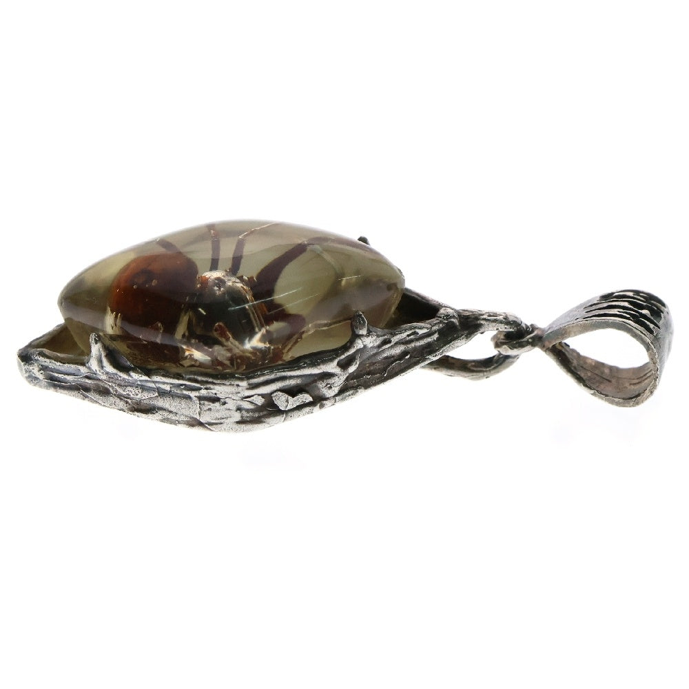 MFM(エムエフエム) DIA PENDANT NECKLACE ダイヤ スパイダー ペンダントトップ ネックレス ホワイト/シルバー