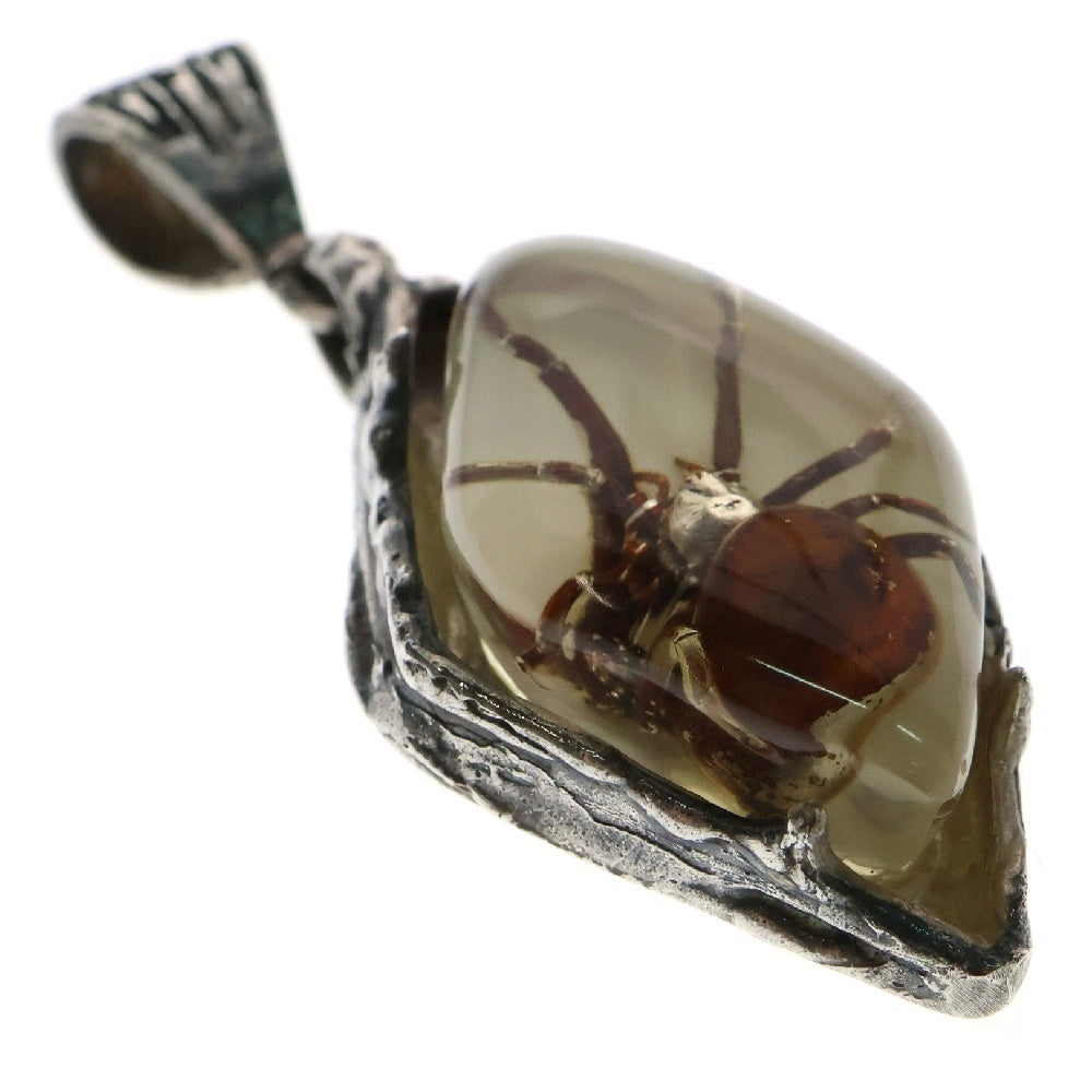 MFM(エムエフエム) DIA PENDANT NECKLACE ダイヤ スパイダー ペンダントトップ ネックレス ホワイト/シルバー