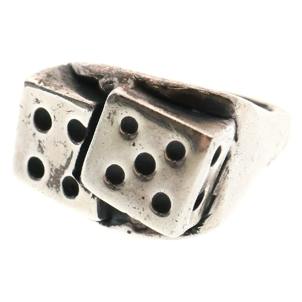 ALEX STREETER(アレックスストリーター) Double Dice Ring ダブル ダイス リング 指輪 10号 シルバー