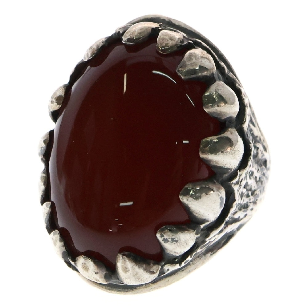ALEX STREETER(アレックスストリーター) Dragon Tooth Ring ドラゴントゥース リング 指輪 14号 レッド/シルバー