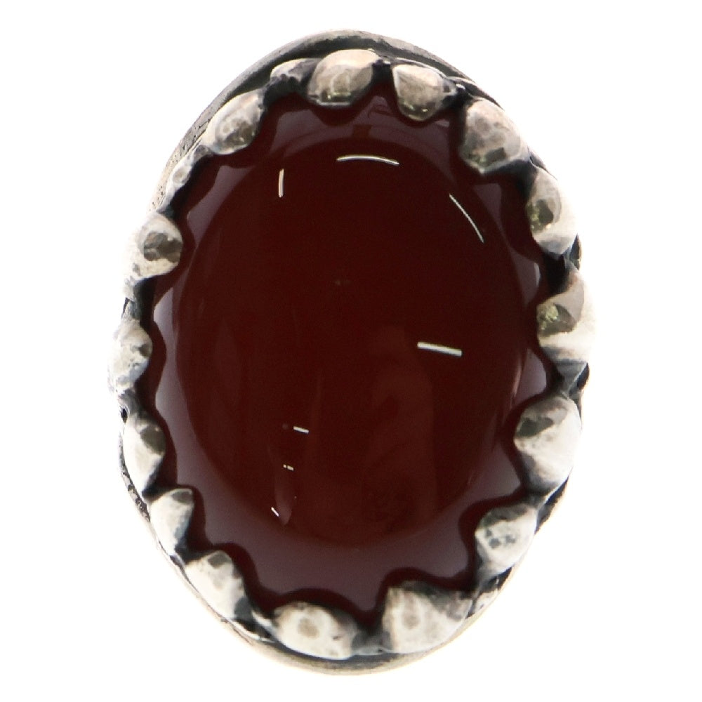 ALEX STREETER(アレックスストリーター) Dragon Tooth Ring ドラゴントゥース リング 指輪 14号 レッド/シルバー
