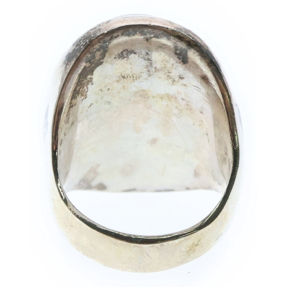 ALEX STREETER(アレックスストリーター) Crusader Cross Ring クルセーダー ゴールドクロス リング 指輪 13号 ブラック/シルバー